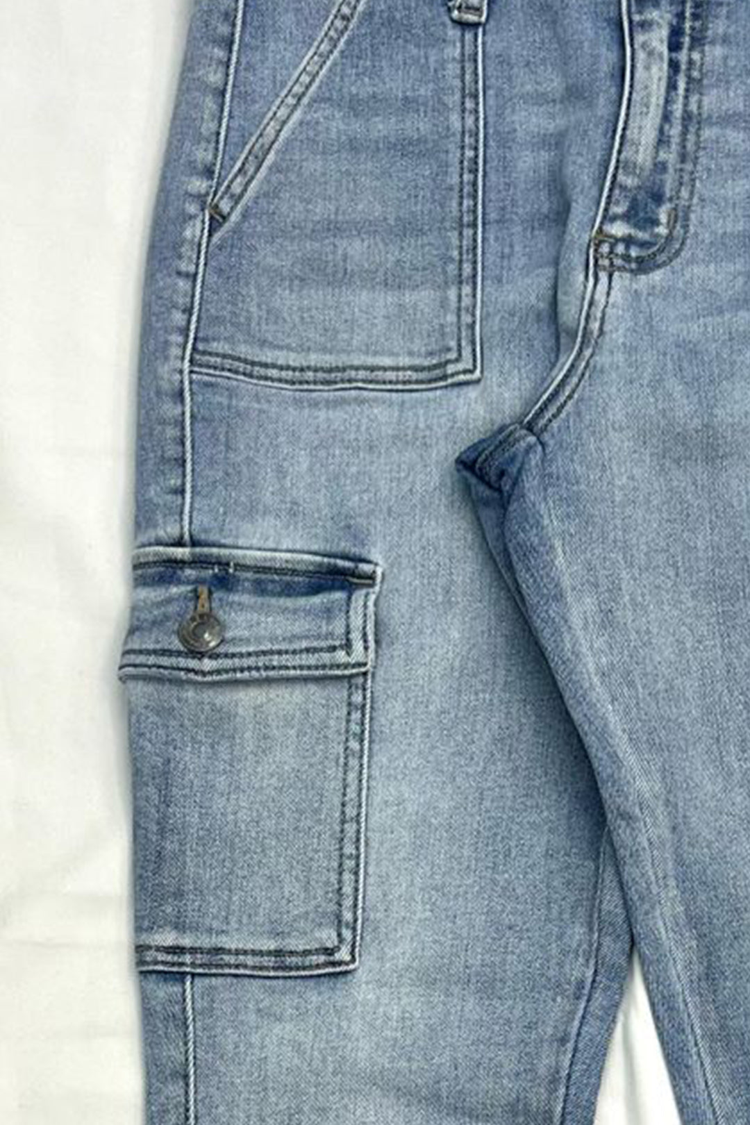 Jeans cargo skiny - AM19036LT