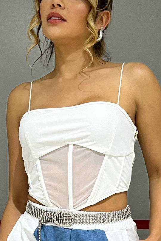 Croptop transparencia - STH4866